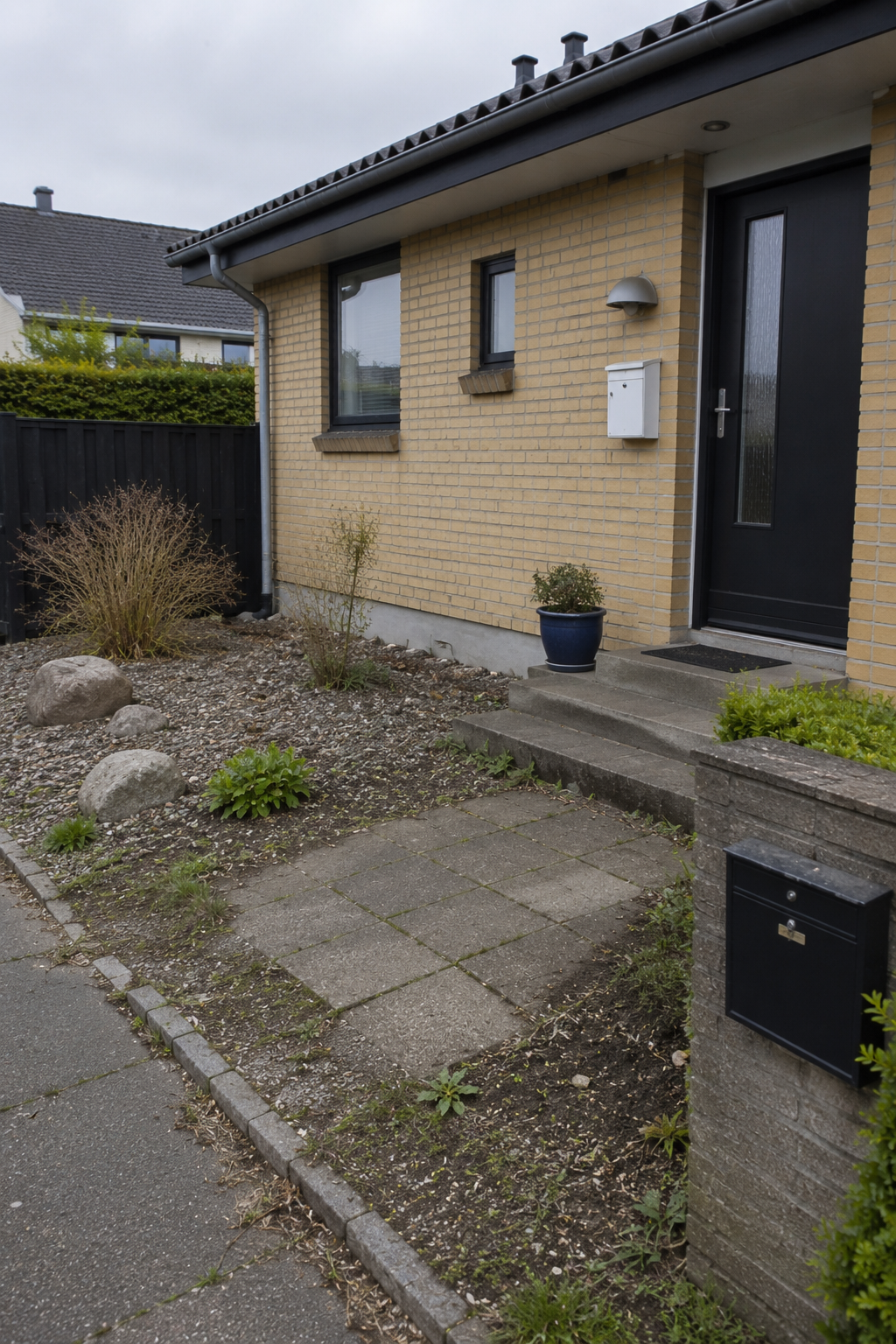 Indgangsparti og forhave